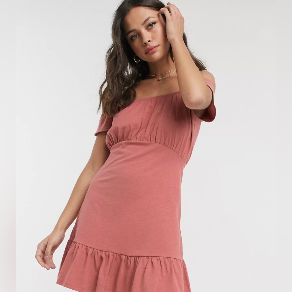 ASOS Ruffle Mini Summer Dress - Picture 1 of 5
